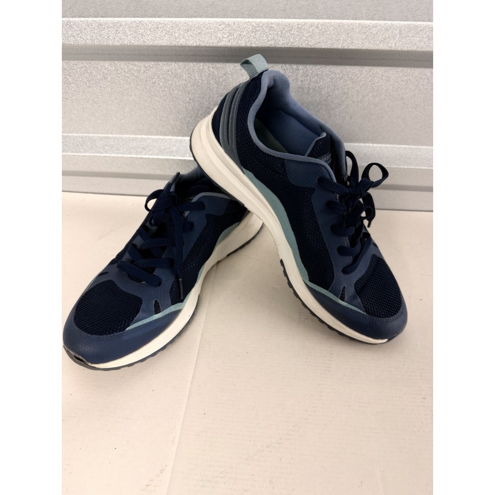 Skechers BOBS Squad 3‎ Swag Envy Women's Size 10 Navy Blue Memory Foam Shoes